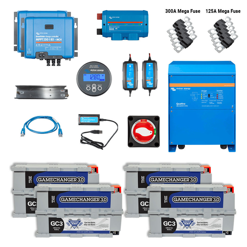 Battle Born Energy Off Grid 24V GC3 Kit
